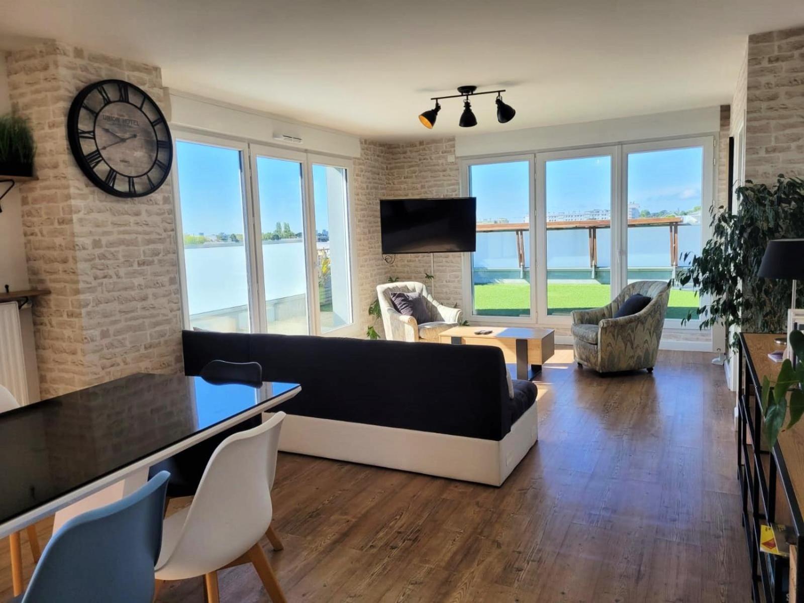 Le Nid : Rooftop Moderne Surplombant La Appartement Nantes